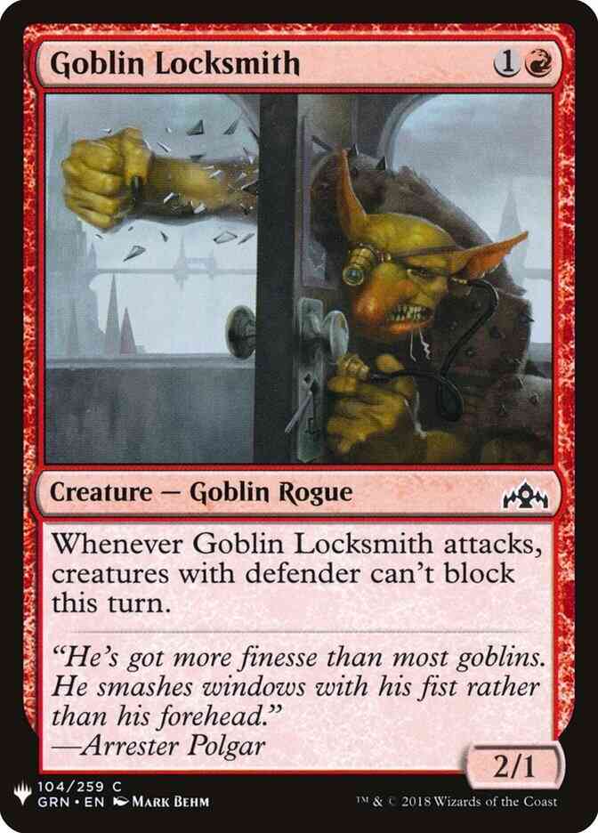 Goblin Locksmith [GRN-104] [The List] [Non-Foil]