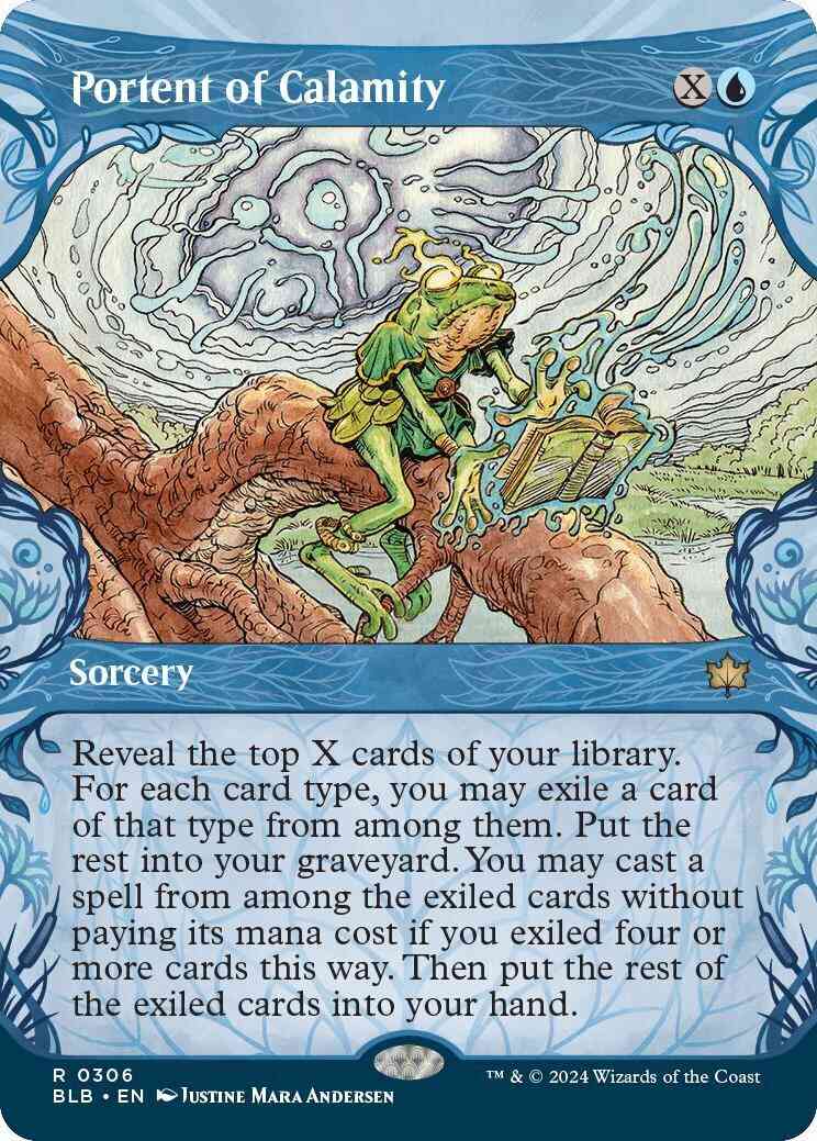 Portent of Calamity [306] [Woodland Showcase] [Bloomburrow] [Non-Foil]