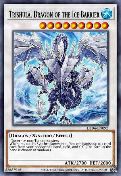 Trishula, Dragon of the Ice Barrier - HA04-EN060 - Secret Rare - Unlimited