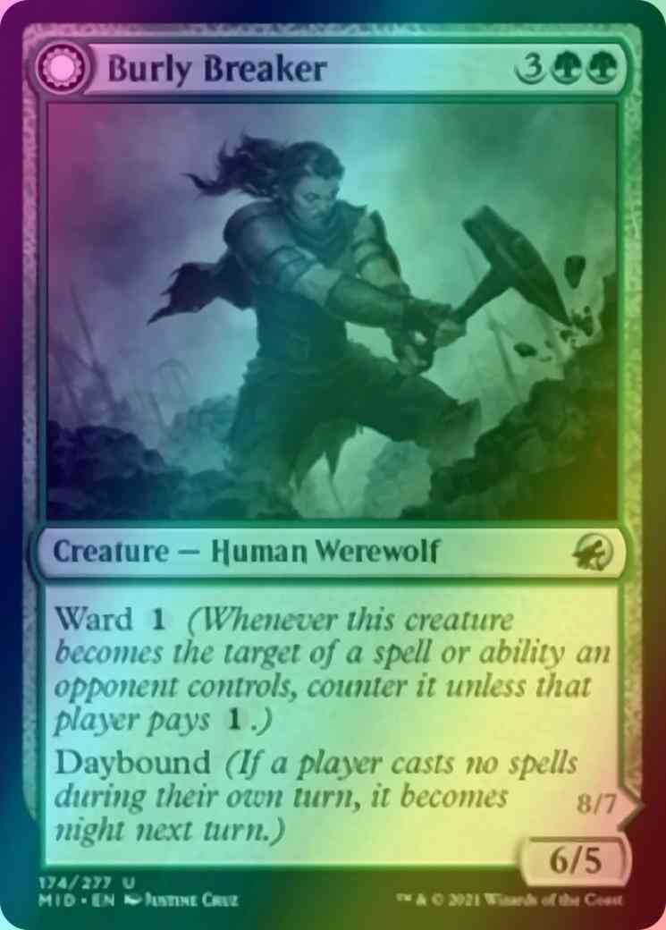 Burly Breaker // Dire-Strain Demolisher [174] [Innistrad: Midnight Hunt] [Foil]