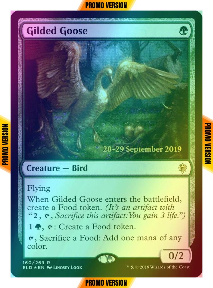 Gilded Goose [160s] [Throne of Eldraine Promos] [Foil]