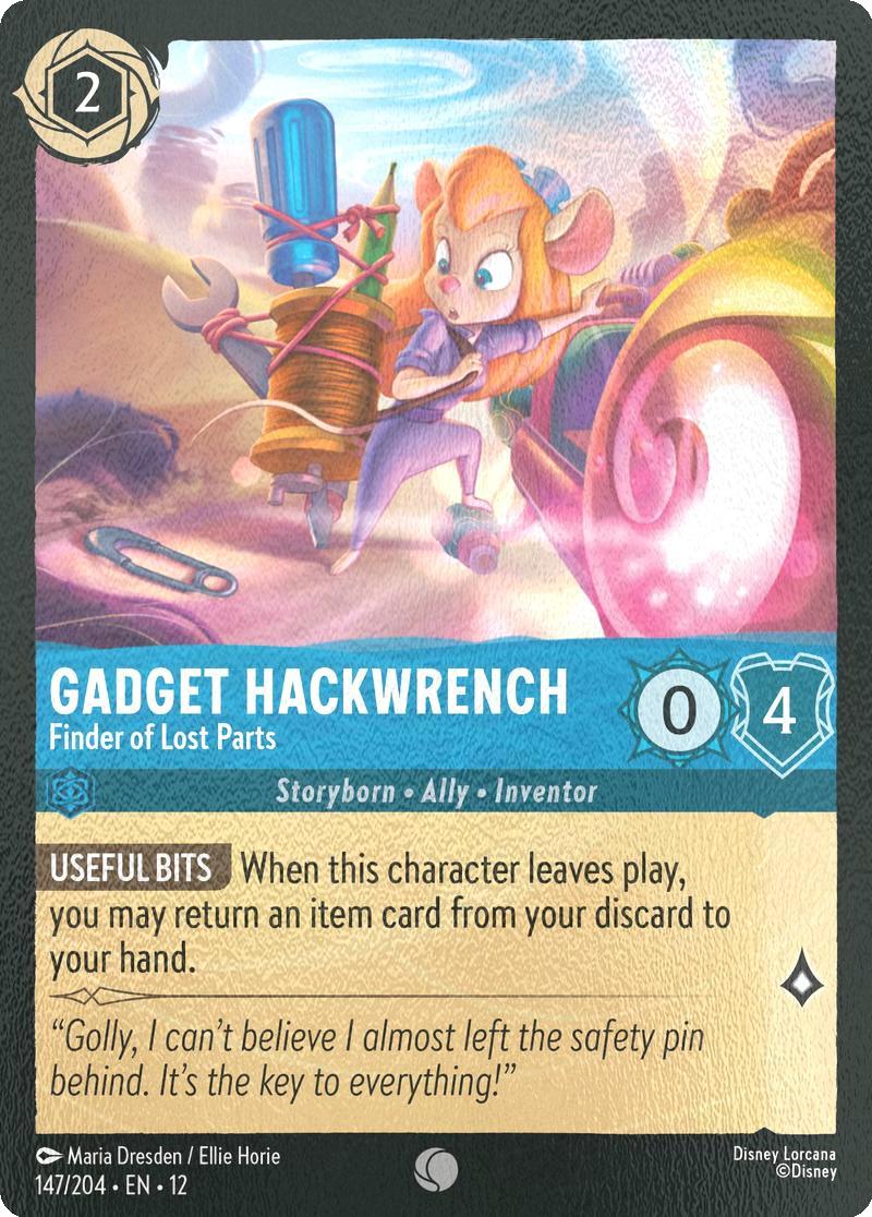 Gadget Hackwrench - Finder of Lost Parts - 147/204 [Wilds Unknown] [Cold Foil]