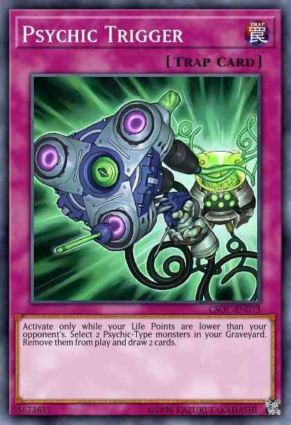 Psychic Trigger - CSOC-EN073 - Super Rare - Unlimited