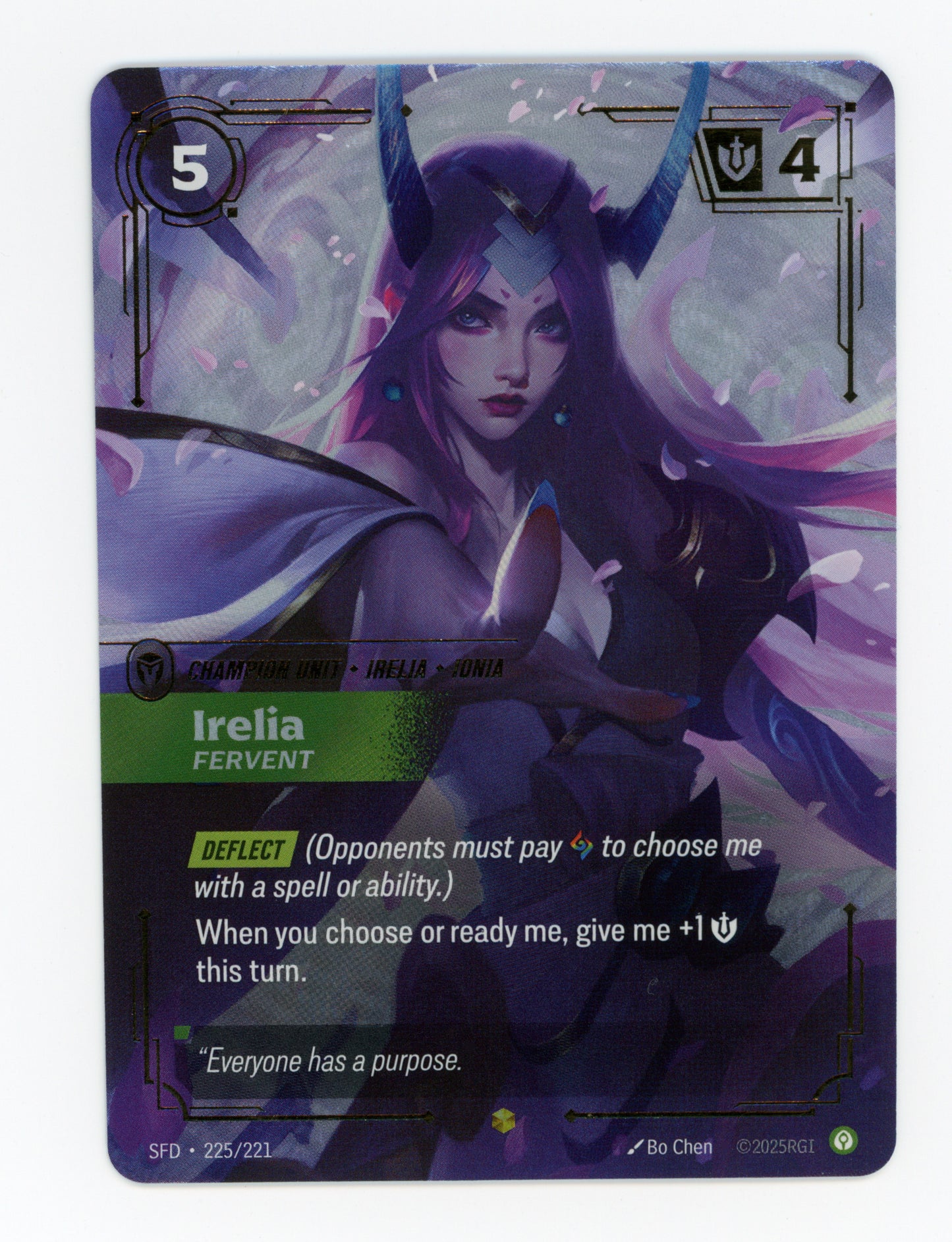 Irelia - Fervent — Overnumbered|Foil — ID 18732