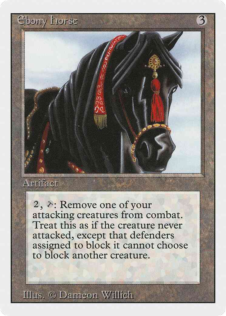 Ebony Horse [247] [Revised Edition] [Non-Foil]