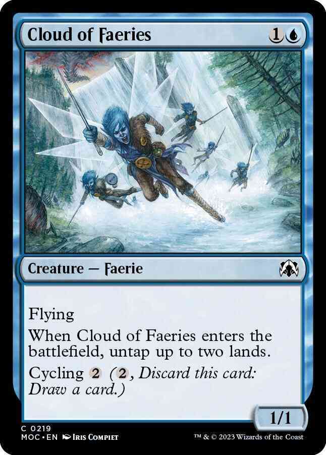 Cloud of Faeries [219] [March of the Machine: Commander] [Non-Foil]