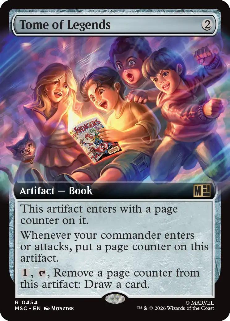 Tome of Legends [454] [Extended Art] [Marvel Super Heroes: Commander] [Non-Foil]