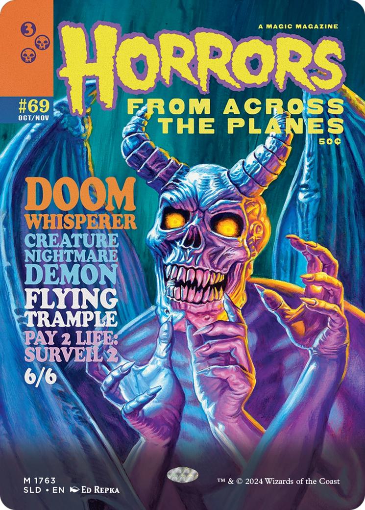 Doom Whisperer [1763] [Borderless] [Monstrous Magazine] [Secret Lair Drop] [Non-Foil]