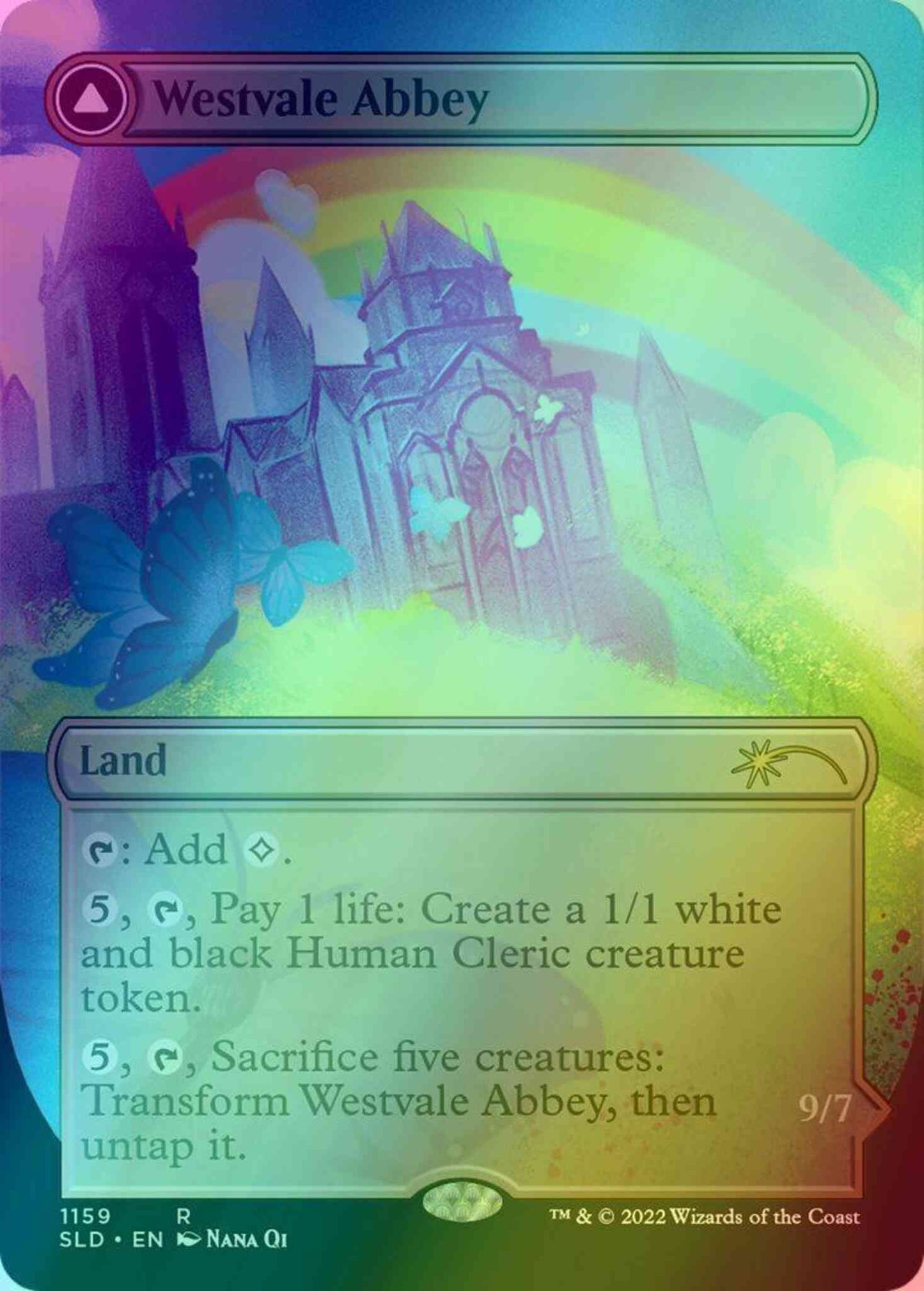 Westvale Abbey // Ormendahl, Profane Prince [1159] [Borderless] [From Cute to Brute] [Secret Lair Drop] [Foil]