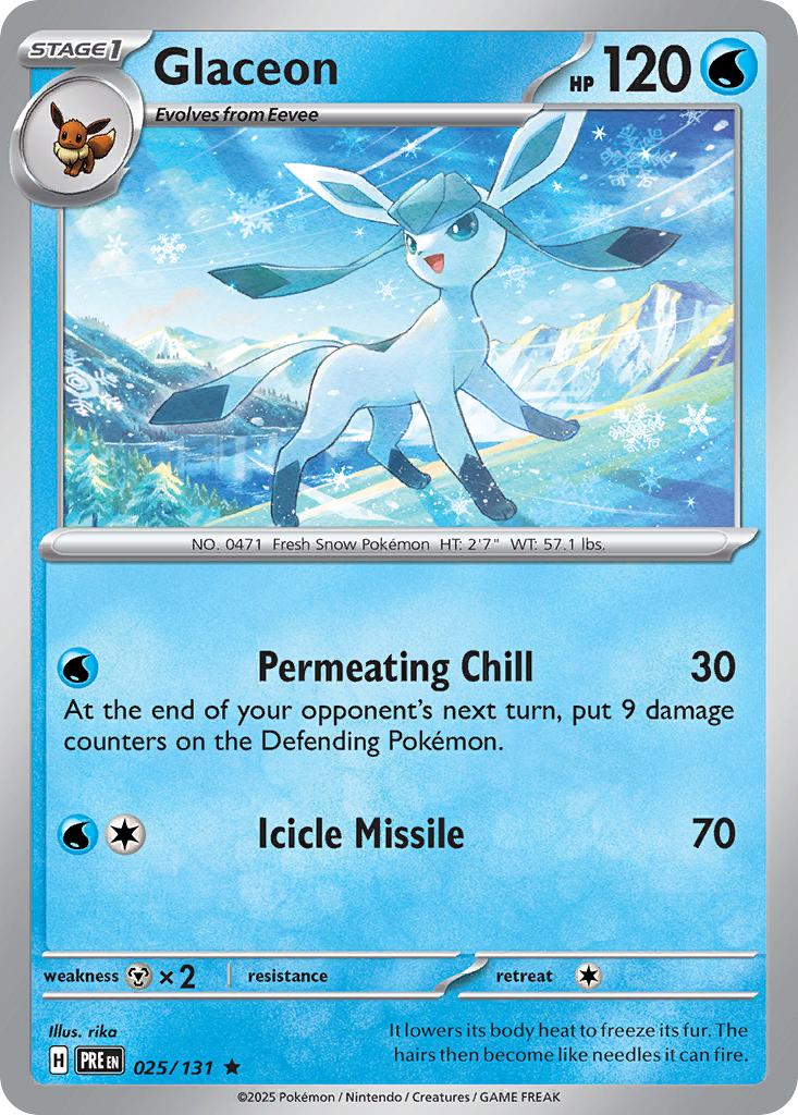 Glaceon - 025/131 - Rare [sv085-025] [Holo]