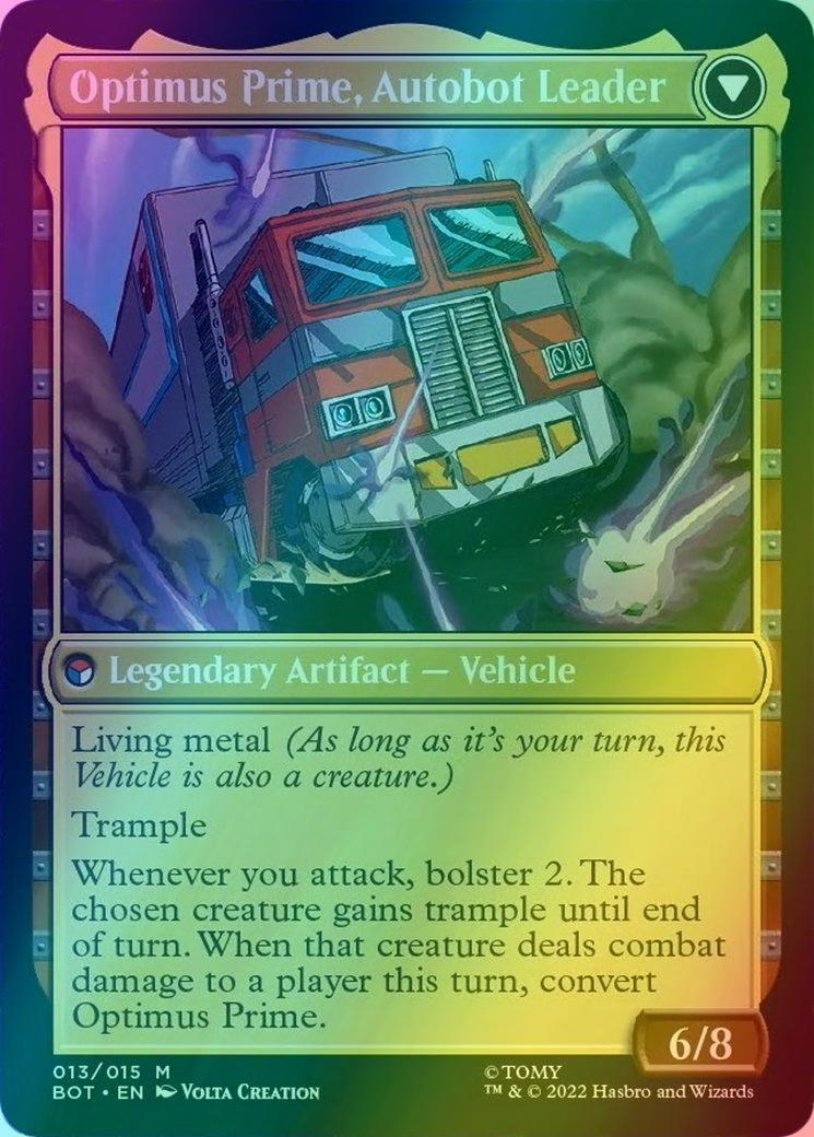 Optimus Prime, Hero // Optimus Prime, Autobot Leader [13] [Universes Beyond: Transformers] [Foil]