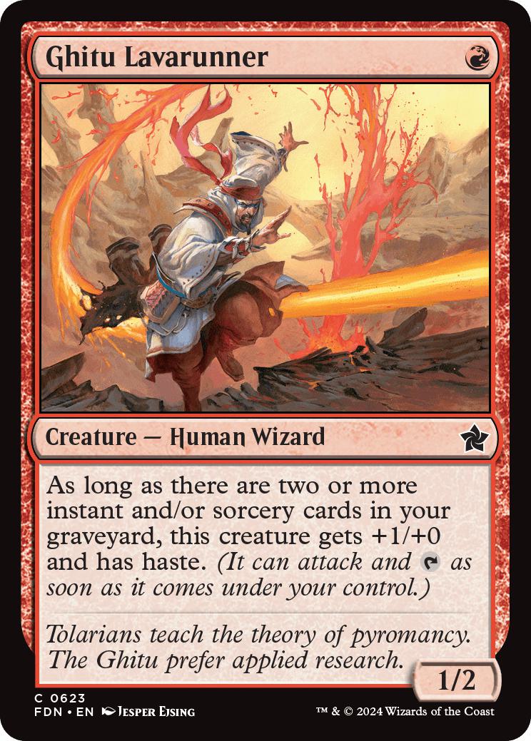 Ghitu Lavarunner [623] [Foundations] [Non-Foil]
