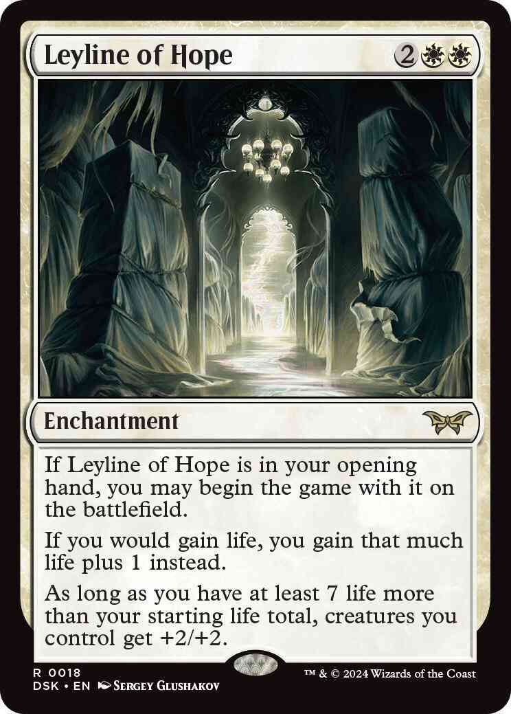 Leyline of Hope [18] [Duskmourn: House of Horror] [Foil]