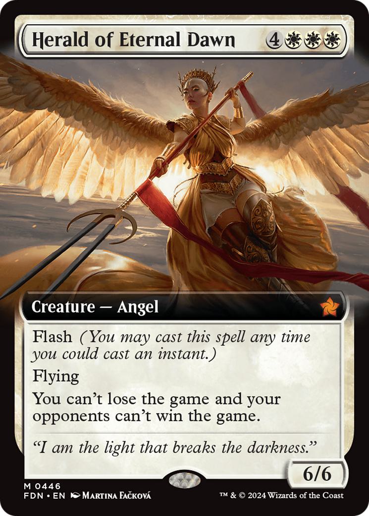 Herald of Eternal Dawn [446] [Extended Art] [Foundations] [Non-Foil]
