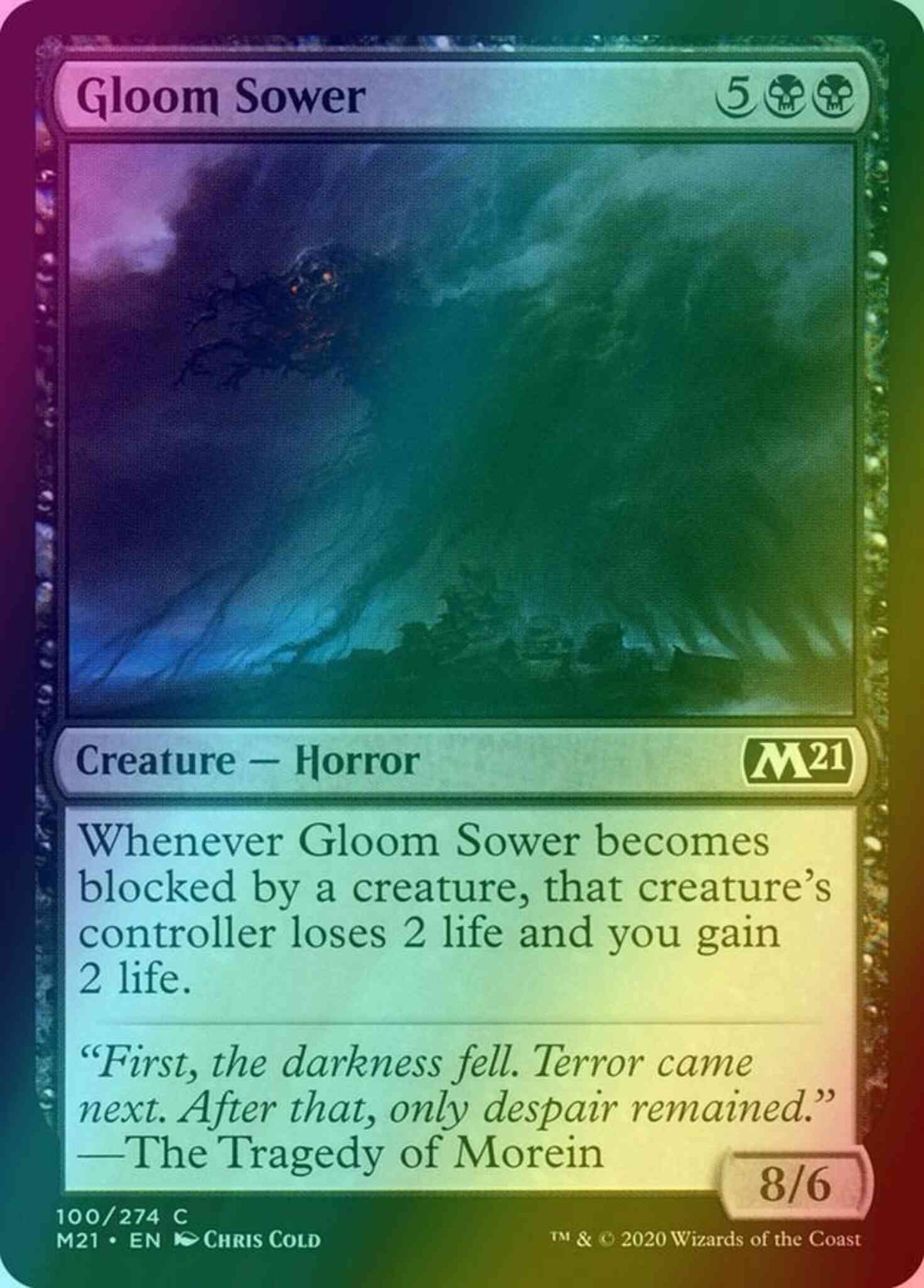 Gloom Sower [100] [Core Set 2021] [Foil]