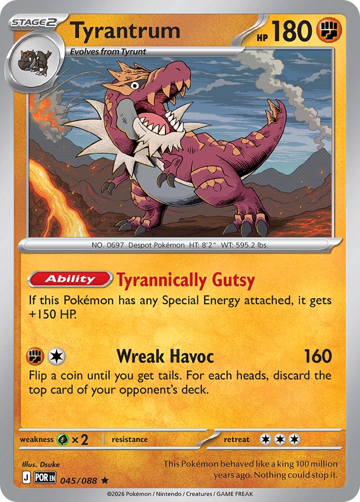 Tyrantrum - 045/088 - Rare [me03-045] [Holo]