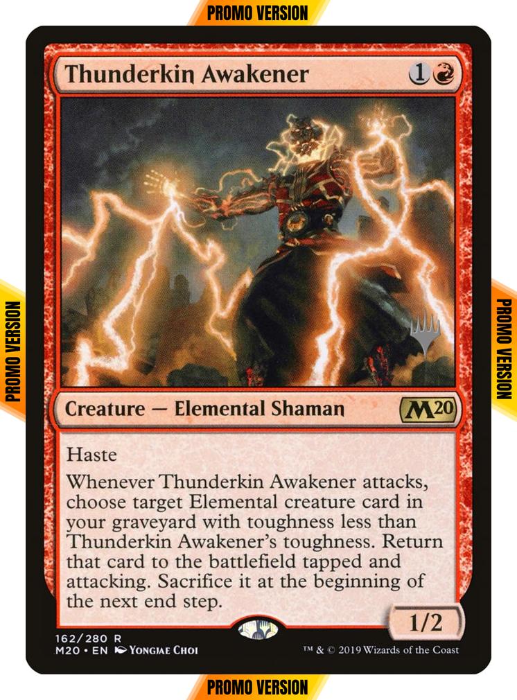 Thunderkin Awakener [162p] [Promo Pack] [Core Set 2020 Promos] [Non-Foil]