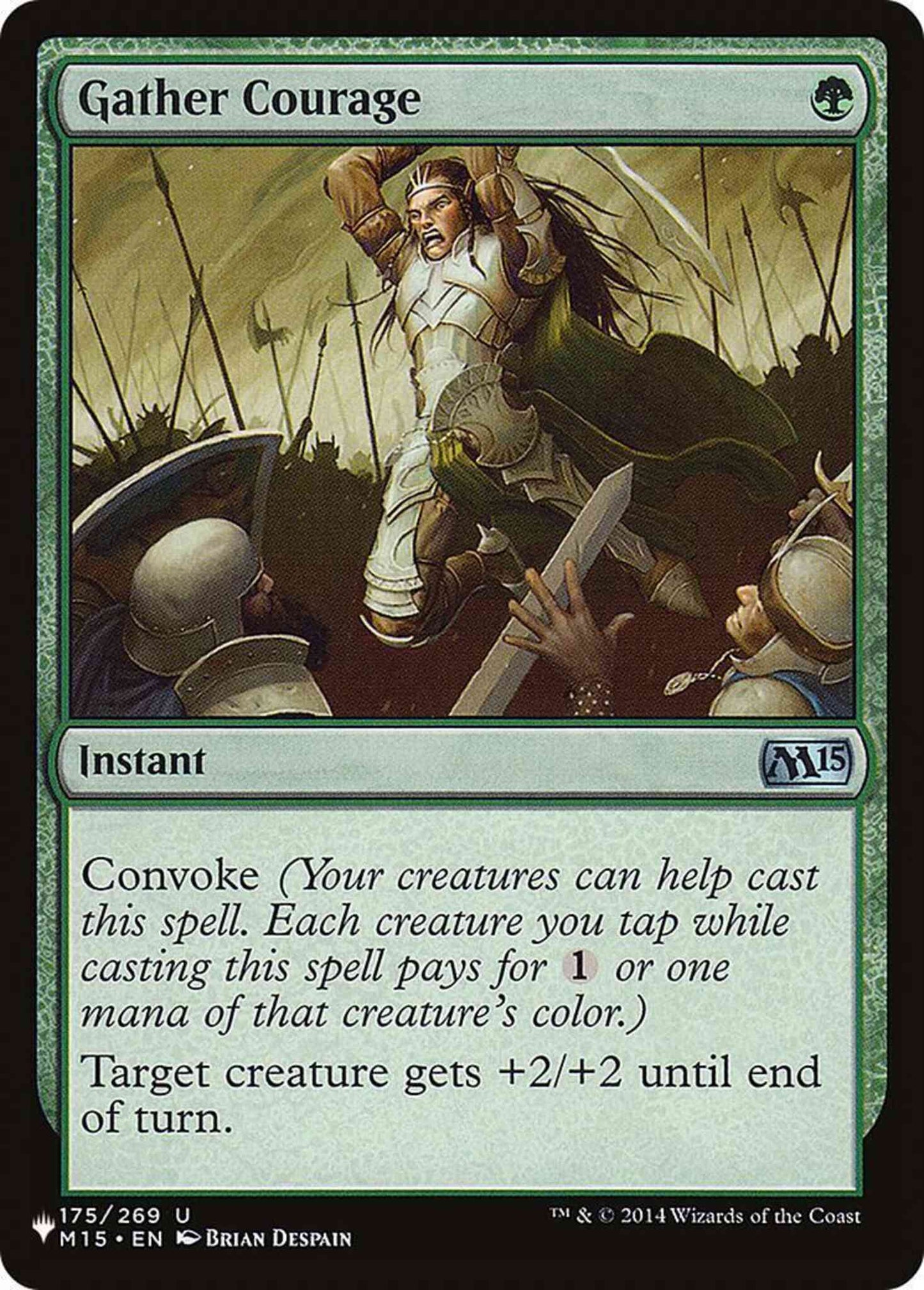 Gather Courage [M15-175] [The List] [Non-Foil]