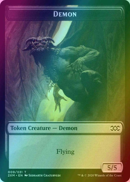 Demon Token (09) // Squirrel Token (18) [Double Masters Tokens] [Foil]