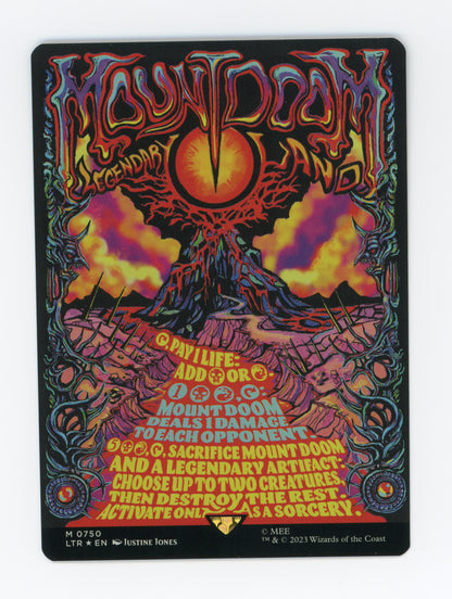 Mount Doom — Borderless|Poster|Foil — ID 19691