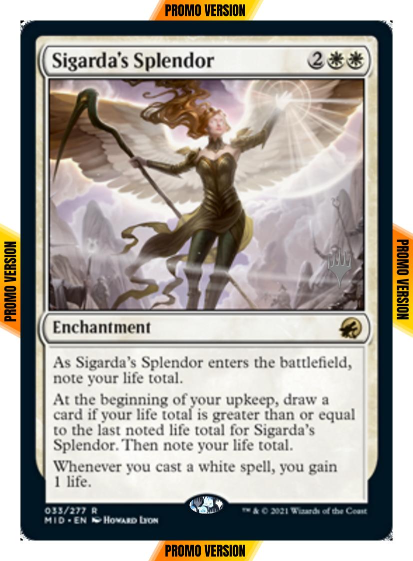 Sigarda's Splendor [Promo Pack] [33p] [Innistrad: Midnight Hunt Promos] [Non-Foil]