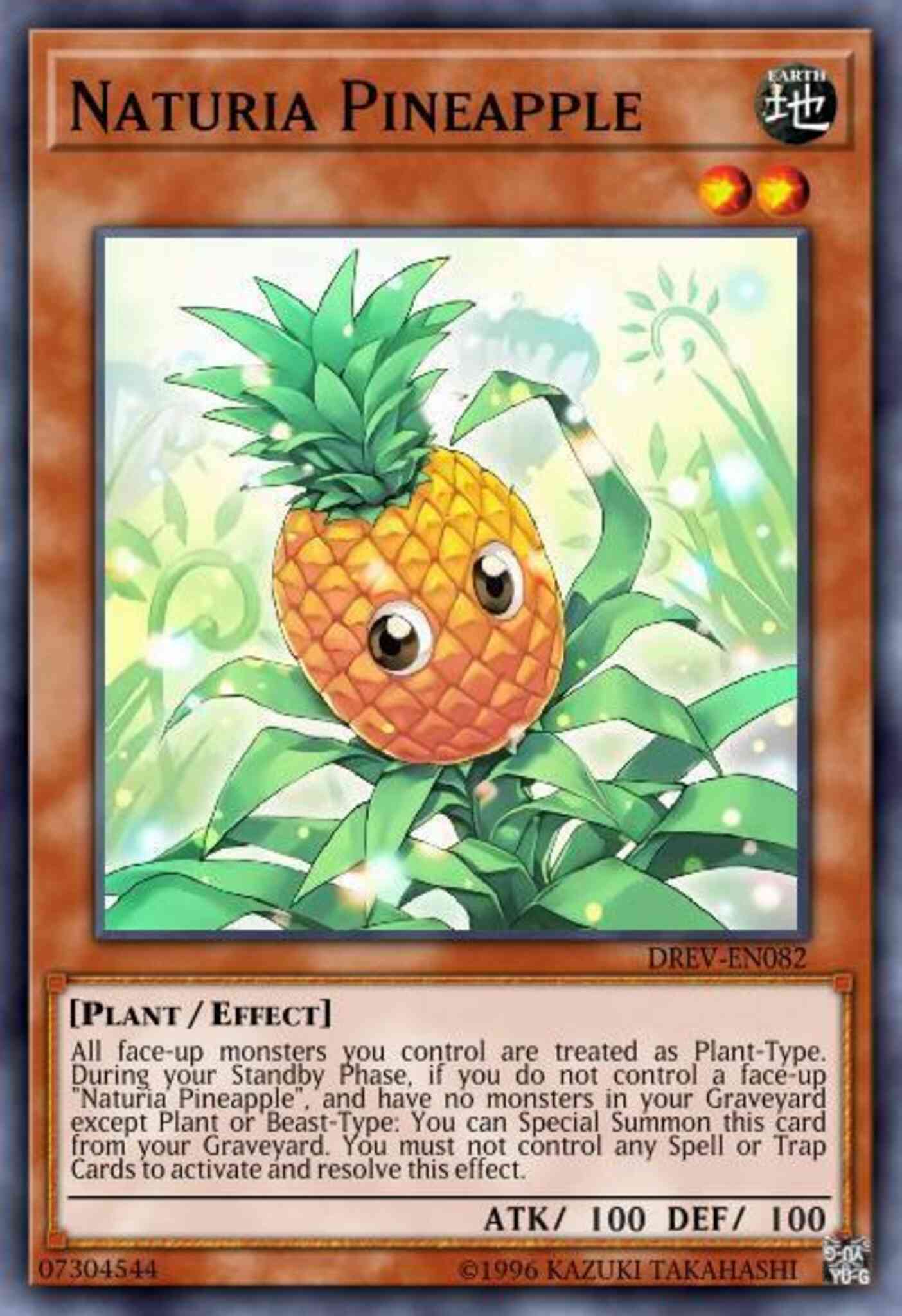 Naturia Pineapple - DREV-EN082 - Secret Rare - 1st Edition