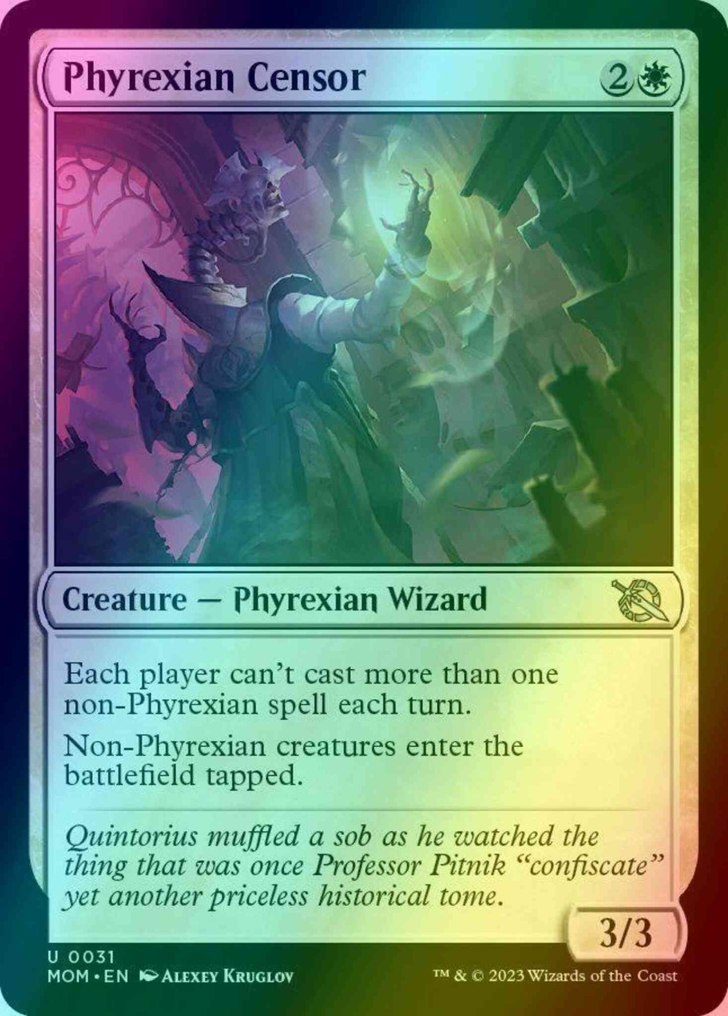 Phyrexian Censor [31] [March of the Machine] [Foil]