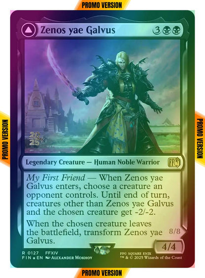 Zenos yae Galvus // Shinryu, Transcendent Rival [127s] [Prerelease] [FINAL FANTASY: Promos] [Foil]
