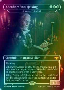 Abraham Van Helsing - Savior of Ollenbock [330] [Dracula Series] [Innistrad: Crimson Vow] [Foil]