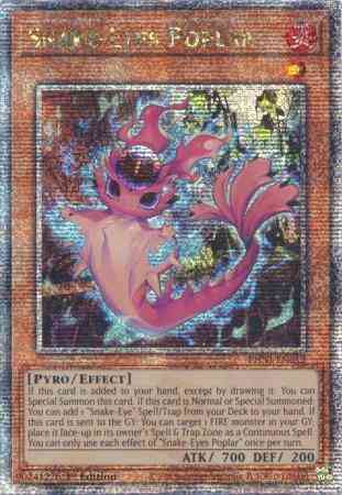 Snake-Eyes Poplar - PHNI-EN012 - Quarter Century Secret Rare - 1st Edition