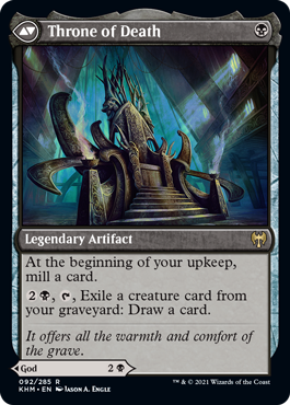 Egon, God of Death // Throne of Death [92] [Kaldheim] [Non-Foil]