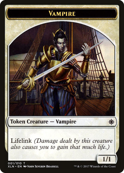 Treasure Token (08) // Vampire Token (01) [Ixalan Tokens] [Non-Foil]