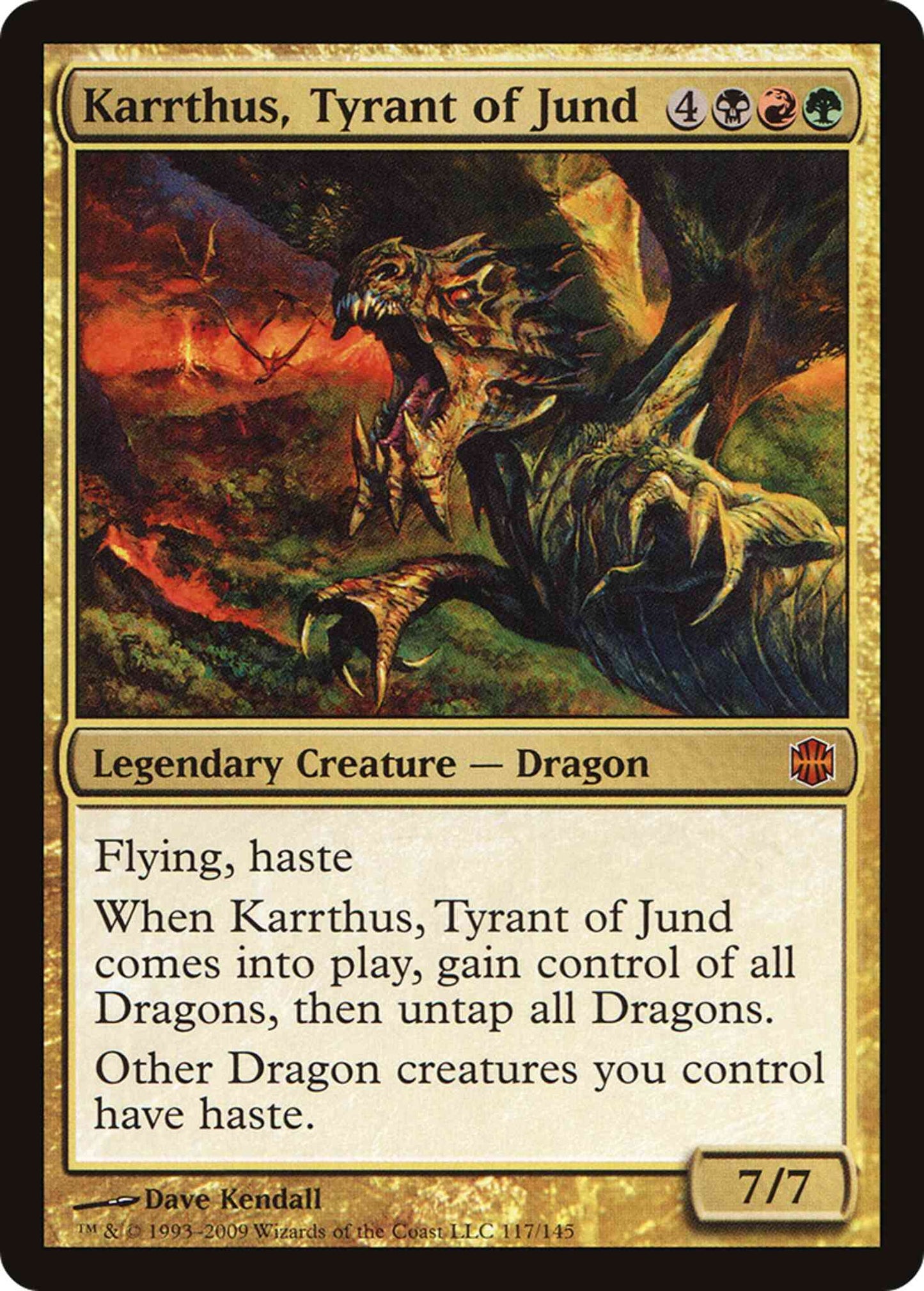 Karrthus, Tyrant of Jund [117] [Alara Reborn] [Non-Foil]