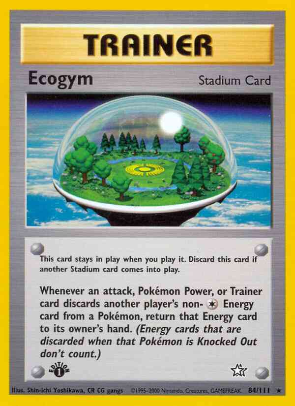Ecogym - 84/111 - Rare - 1st Edition [neo1-84] [Non-Holo]