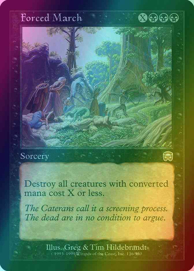 Forced March [136] [Mercadian Masques] [Foil]