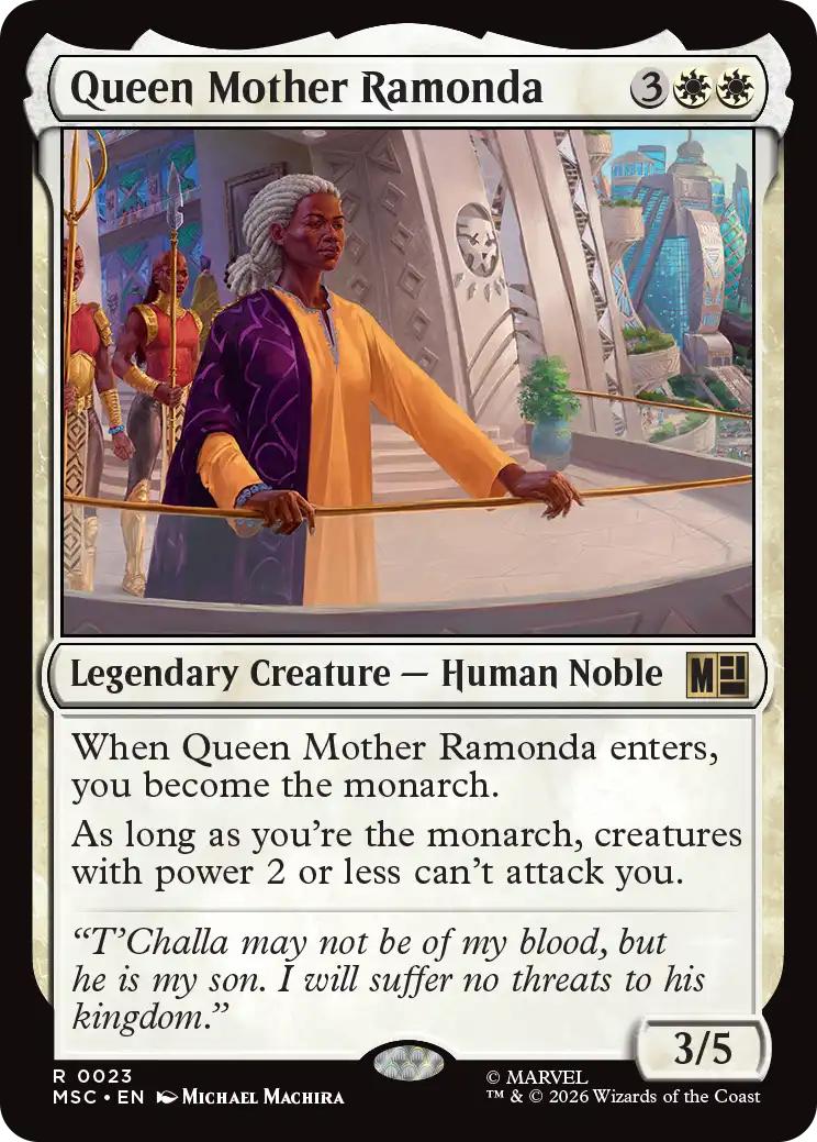 Queen Mother Ramonda [23] [Marvel Super Heroes: Commander] [Non-Foil]
