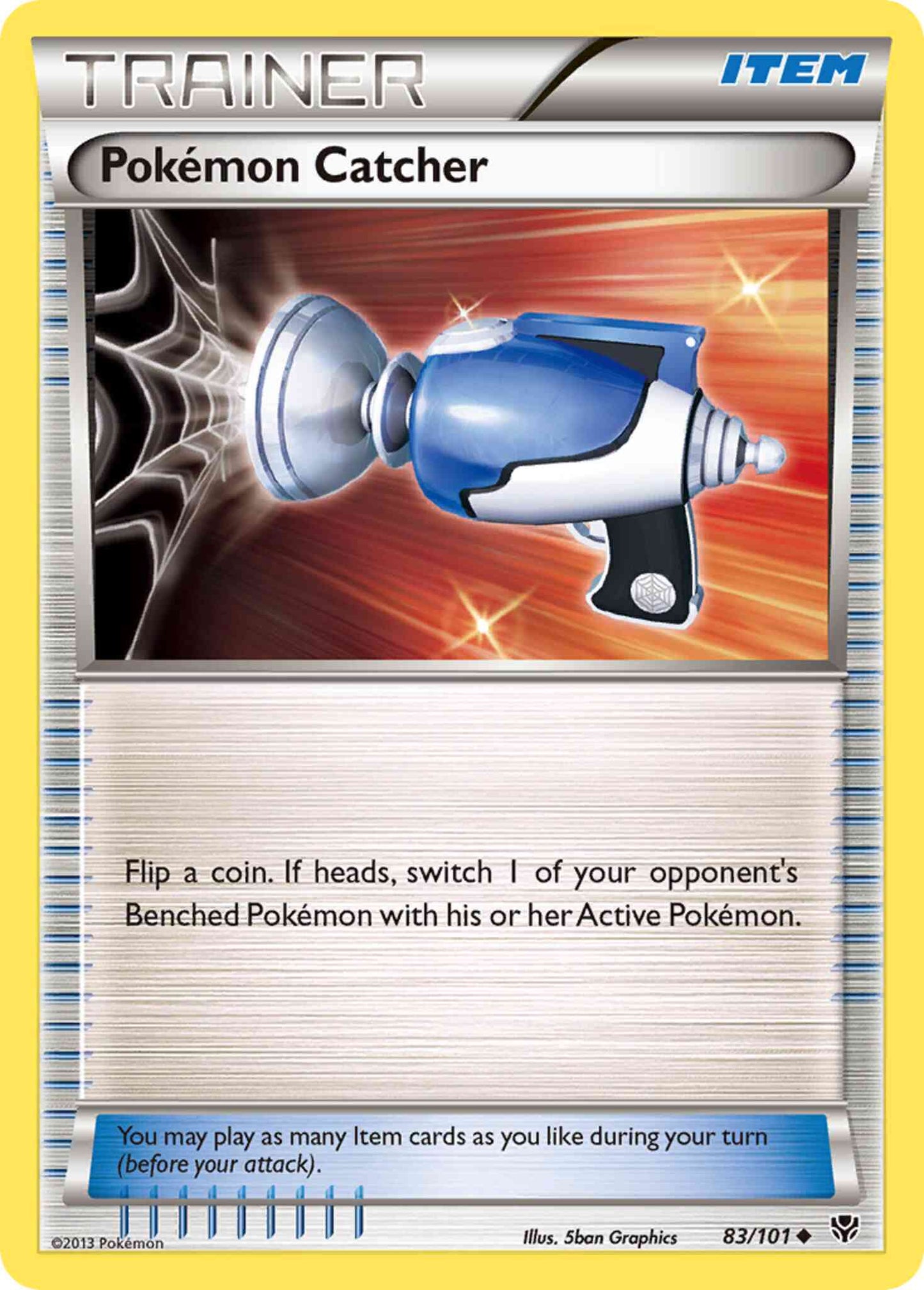 Pokémon Catcher - 83/101 - Uncommon [bw10-83] [Reverse Holo]