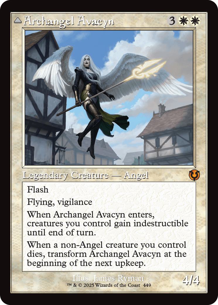 Archangel Avacyn // Avacyn, the Purifier [449] [Retro Frame] [Innistrad Remastered] [Non-Foil]