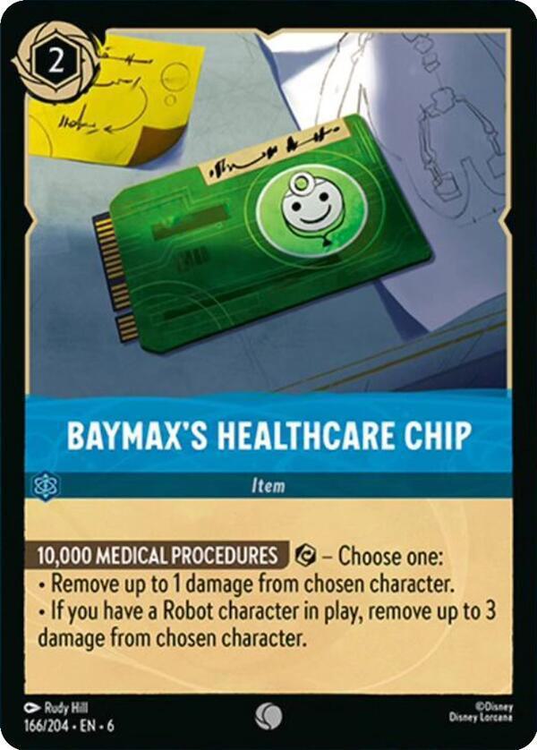 Baymax's Healthcare Chip - 166/204 [Azurite Sea] [Non-Foil]