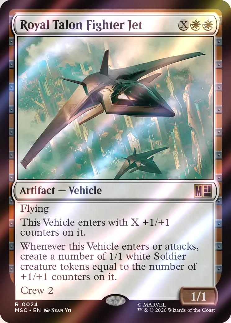 Royal Talon Fighter Jet [24] [Marvel Super Heroes: Commander] [Surge Foil]