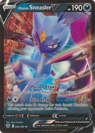 Hisuian Sneasler V - 094/189 - Rare Ultra [swsh10-094] [Ultra]