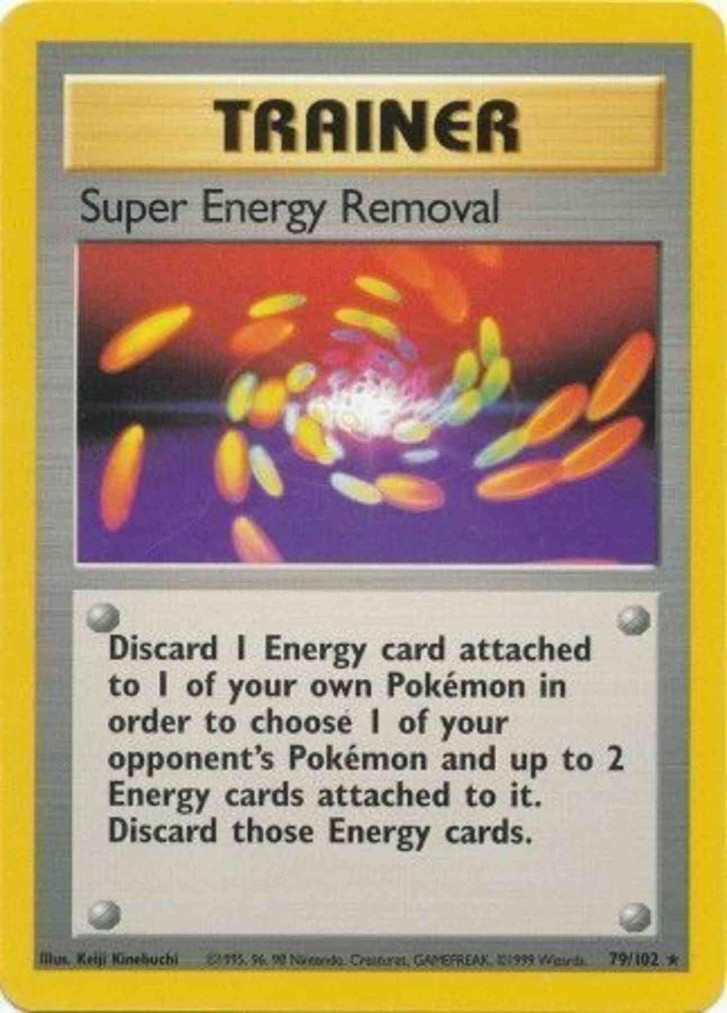 Super Energy Removal - 79/102 - Rare - Unlimited [base1U-79] [Non-Holo]