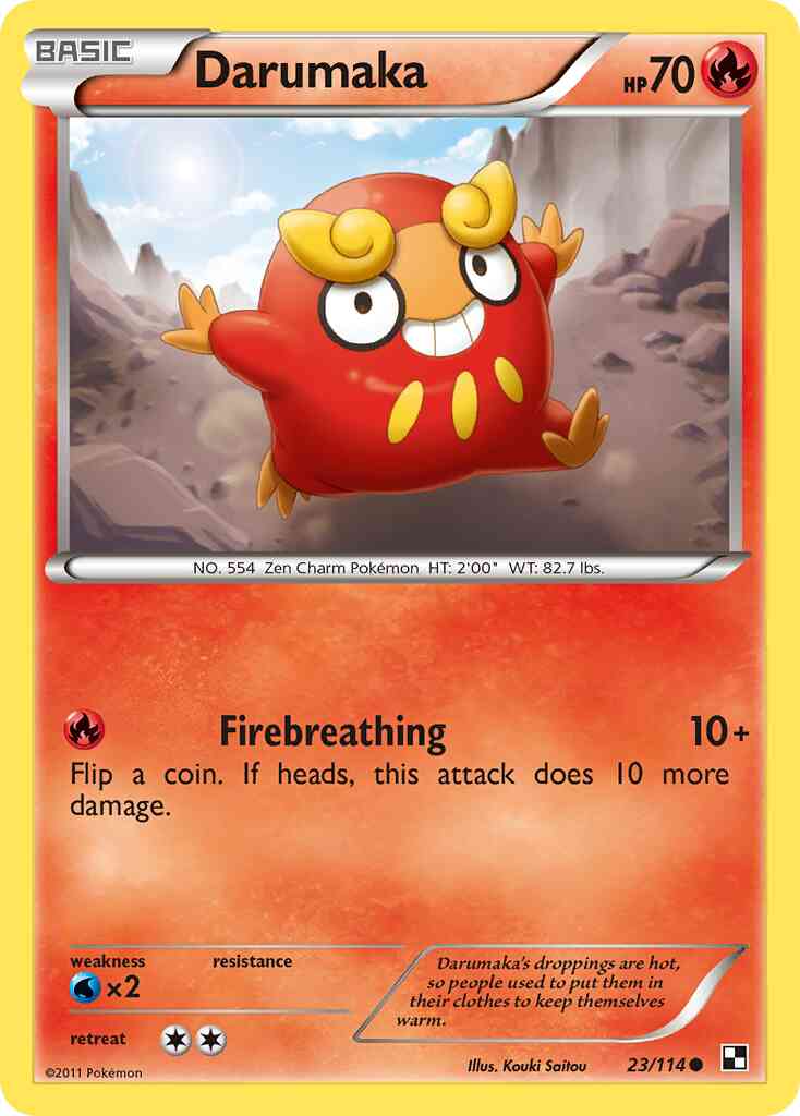 Darumaka - 23/114 - Common [bw1-23] [Non-Holo]