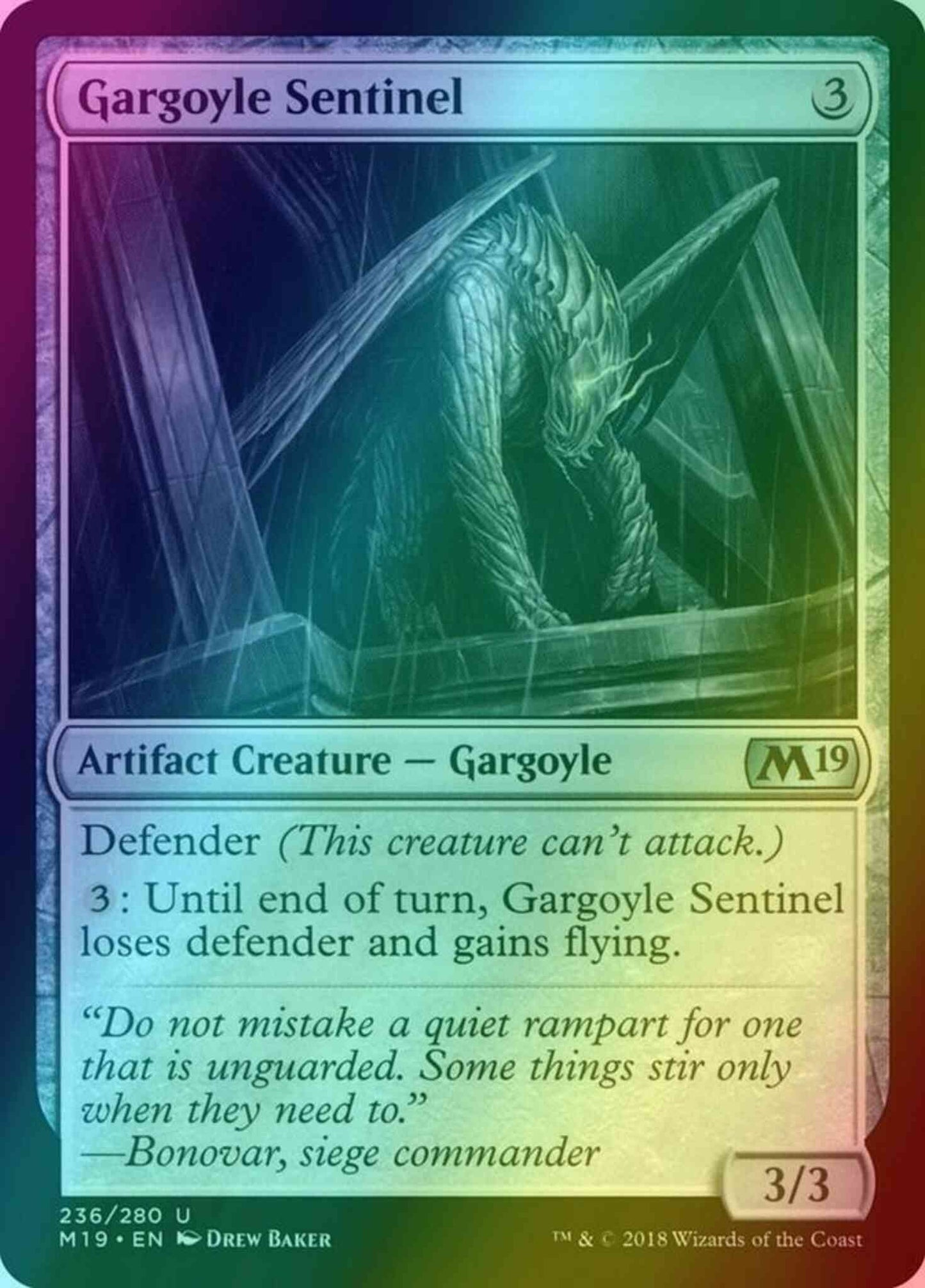 Gargoyle Sentinel [236] [Core Set 2019] [Foil]