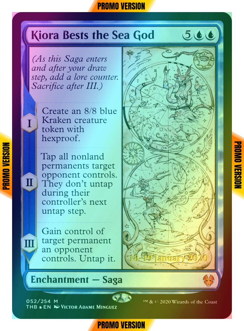 Kiora Bests the Sea God [52s] [Theros Beyond Death Promos] [Foil]