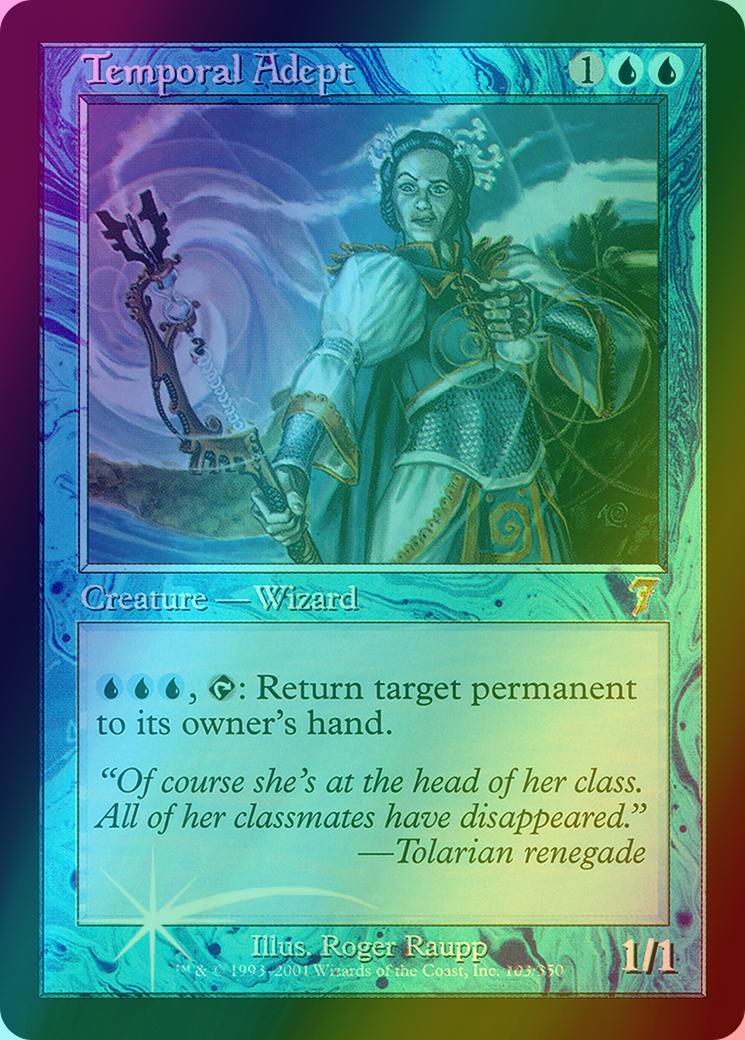 Temporal Adept [103x] [Seventh Edition] [Foil]