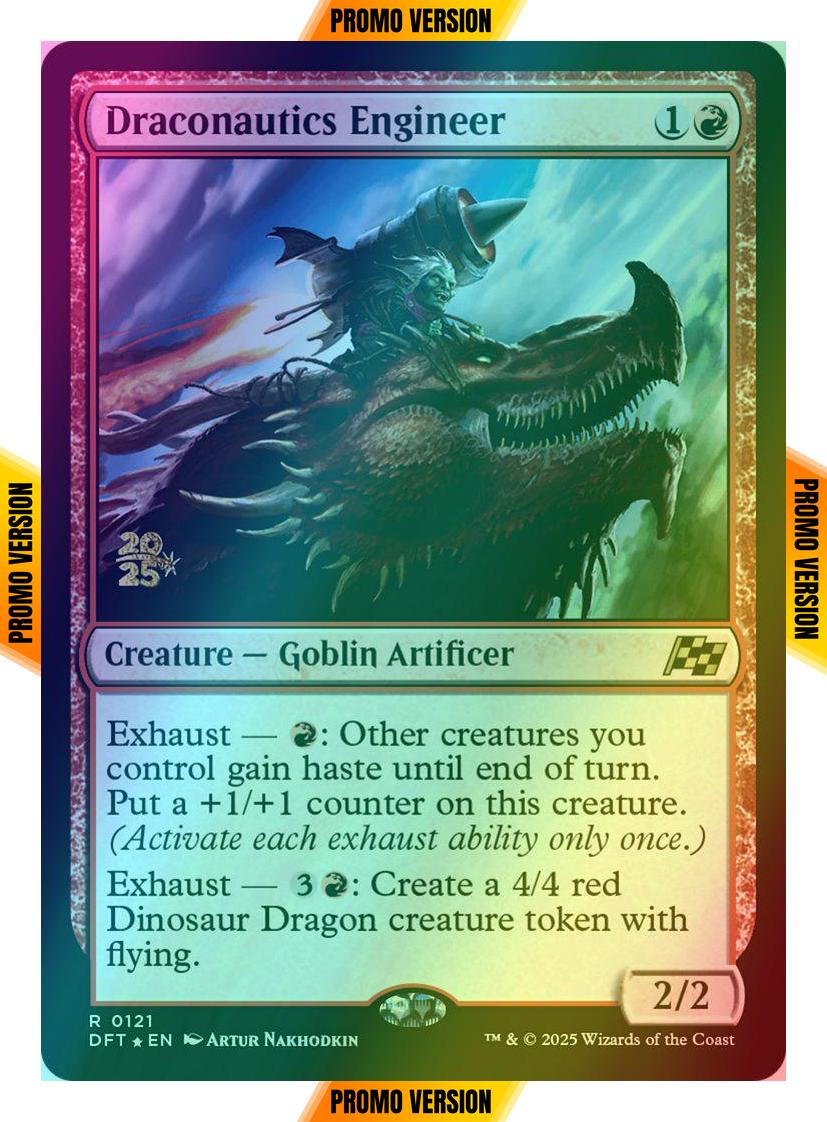 Draconautics Engineer [121s] [Prerelease] [Aetherdrift: Promos] [Foil]