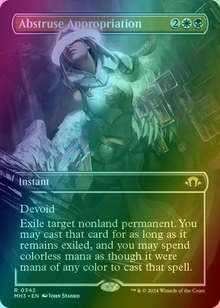 Abstruse Appropriation [342] [Borderless] [Modern Horizons 3] [Foil]