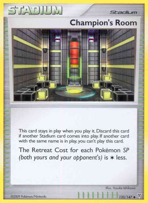 Champion's Room - 135/147 - Uncommon [pl3-135] [Reverse Holo]