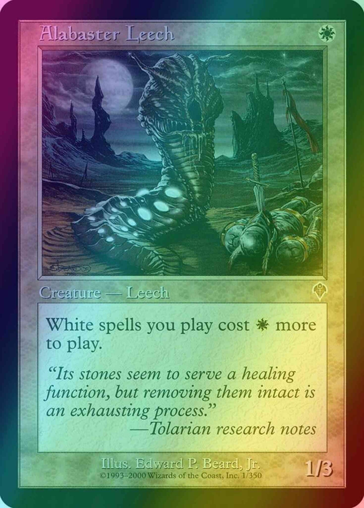 Alabaster Leech [1] [Invasion] [Foil]